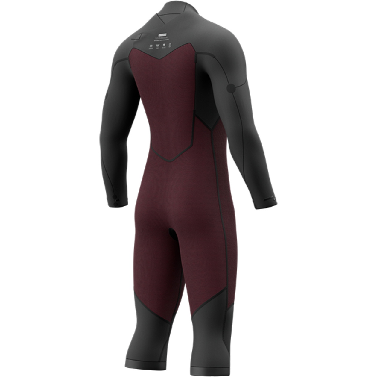 2026 Mystic Männer Motion 4/3mm Brustreißverschluss Langärmel Short Leg Neoprenanzug 35000.270010 - Black